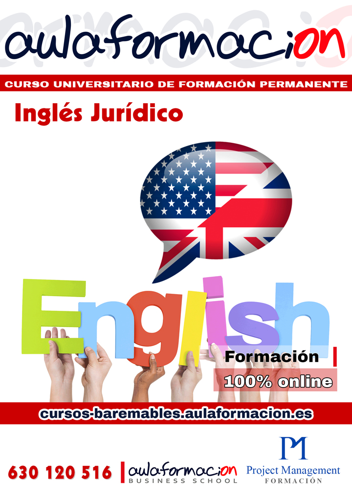 cursos de ingles en línea - inglés jurídico