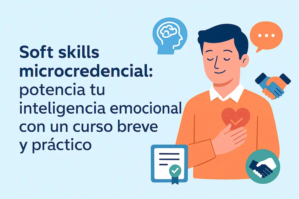 Soft skills microcredencial: potencia tu inteligencia emocional con un curso breve y práctico