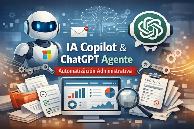 IA Copilot y ChatGPT Agente: usos reales en administración