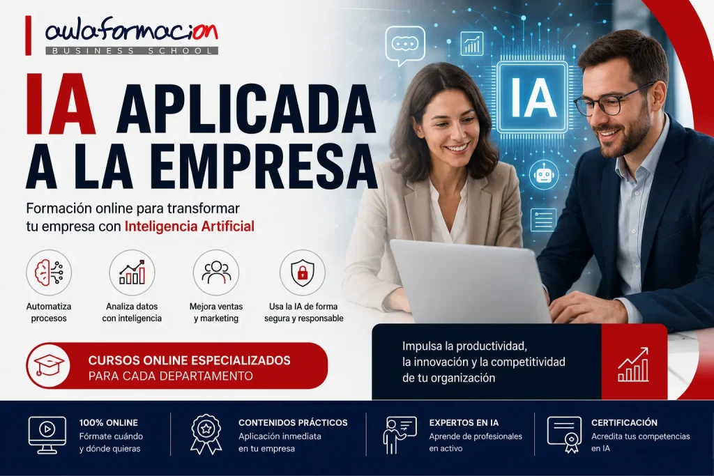 IA Aplicada a la Empresa: Cursos Online para Empresas | Aulaformacion