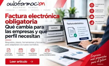 Factura electrónica obligatoria: plazos, perfil y formación